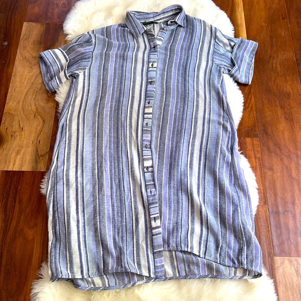Zara shirt dress size small
